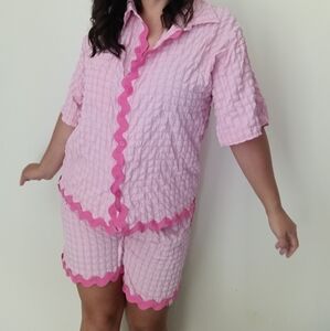Pink Women's Sleepwear Set